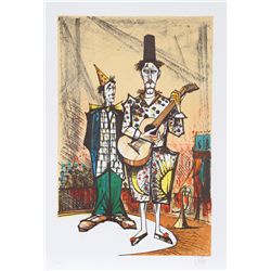 V. Beffa, Clowns, Lithograph