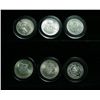 Image 1 : Very cool Lot of 6 Uncirculated Silver Coins, totaling 3.7963 Ounces of Silver