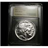 Image 1 : 2001-d American Buffalo Uncirculated Silver Dollar Commemorative Graded ms70