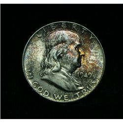 1949-p Franklin Half Dollar Grades Gem Uncirculated ms65