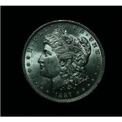 1887-o Morgan Dollar $1 Grades Choice Uncirculated ms64++ PQ  near gem