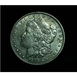 TOP 100  VAM 4  1893-p Morgan Dollar $1 Grades Almost Uncirculated au58   Doubled Stars