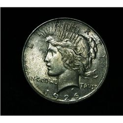 1926-d Peace Dollar Grades Choice Uncirculated ms64++