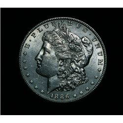 1886-s Morgan Dollar $1 Grades Select Uncirculated ms63   VAM 1A  'Lines in '6'