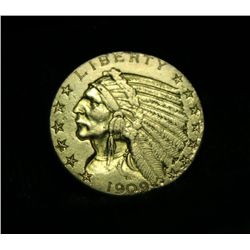 ***AUCTION HIGHLIGHT   1909-o $5 Gold Indian Grades au53  KEY DATE To the Entire Series  RARE***