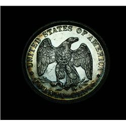 1875-p Seated Liberty Twenty Cent Piece 20c Grades Select ms63  Strong PL almost DMPL reverse