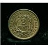Image 2 : 1864 2 Cent Piece 2c Grades Choice Uncirculated ms64 RB