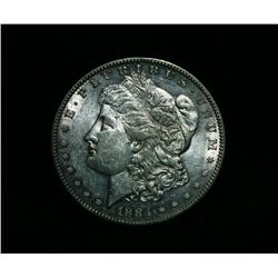 1884-s Morgan Dollar Grades Almost Uncirculated au58