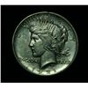 Image 1 : 1921-p Peace Dollar $1 Grades Almost Uncirculated au58  WELL STRUCK