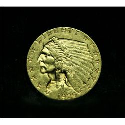 1929-p $2 1/2 Gold Indian Grades Select Uncirculated ms63