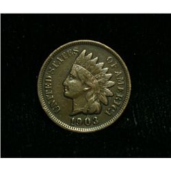 1857 Flying Eagle Cent and 1903 Indian Cent, both VG