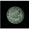 Image 2 : 1853 3c Silver Piece Grades vf30
