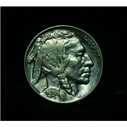 1936-p Buffalo Nickel 5c Grades Select Uncirculated ms63