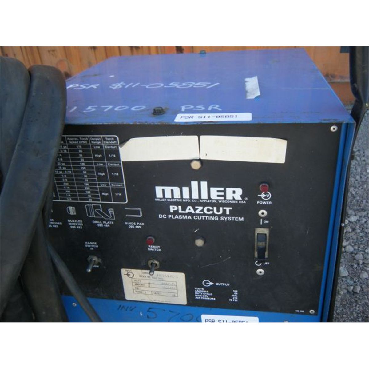 Miller Plazcut DC Plasma Cutting System