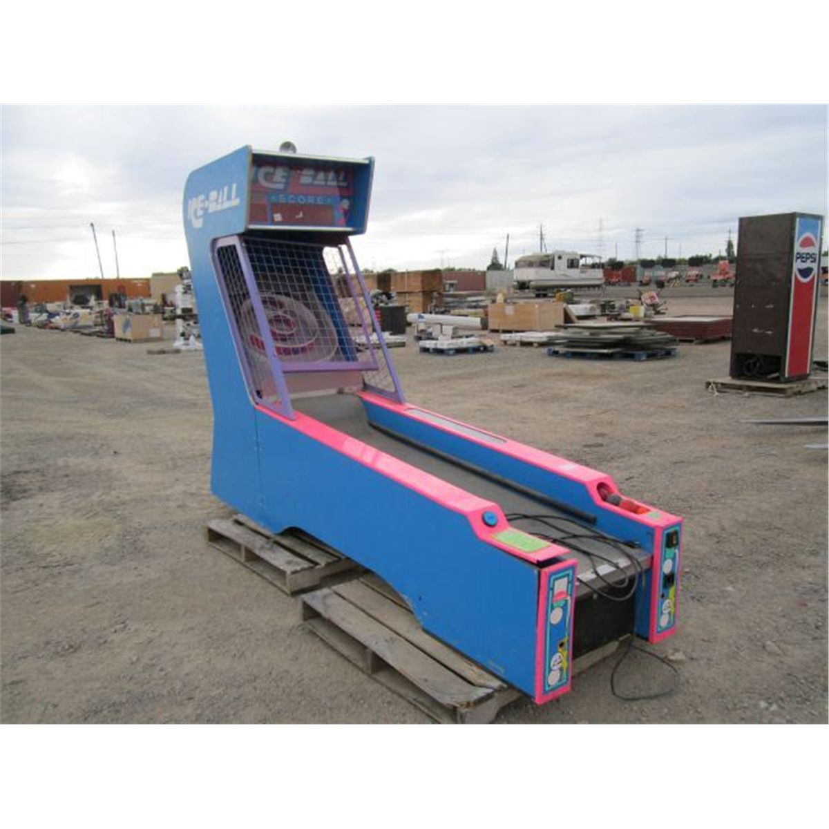 Coin Operated Ice Ball Skee Ball Machine