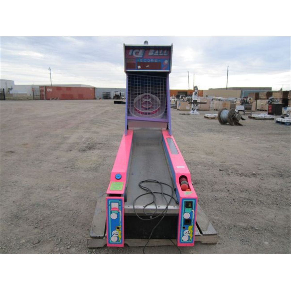 Coin Operated Ice Ball Skee Ball Machine