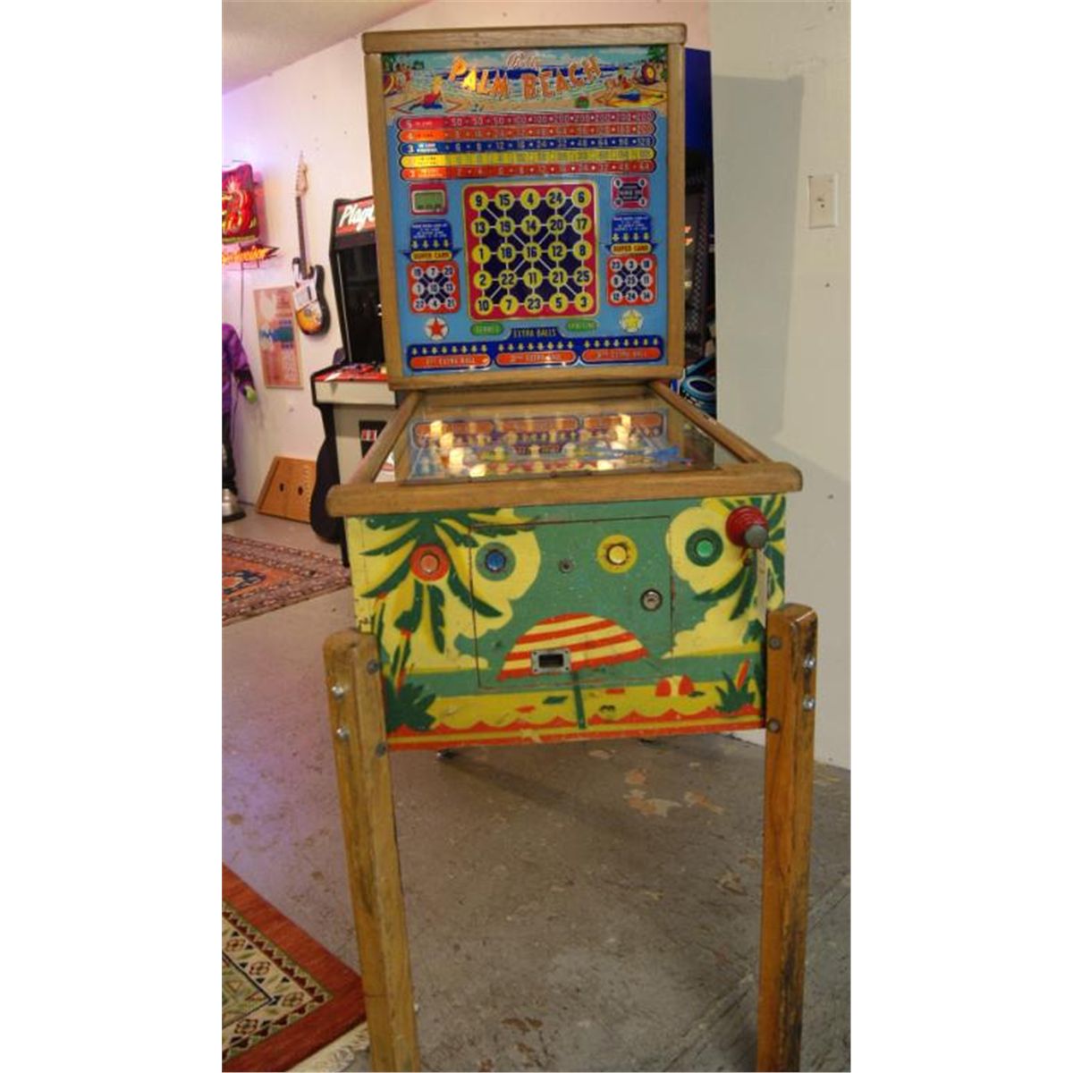 1950' Bingo pinball machine Palm Beach