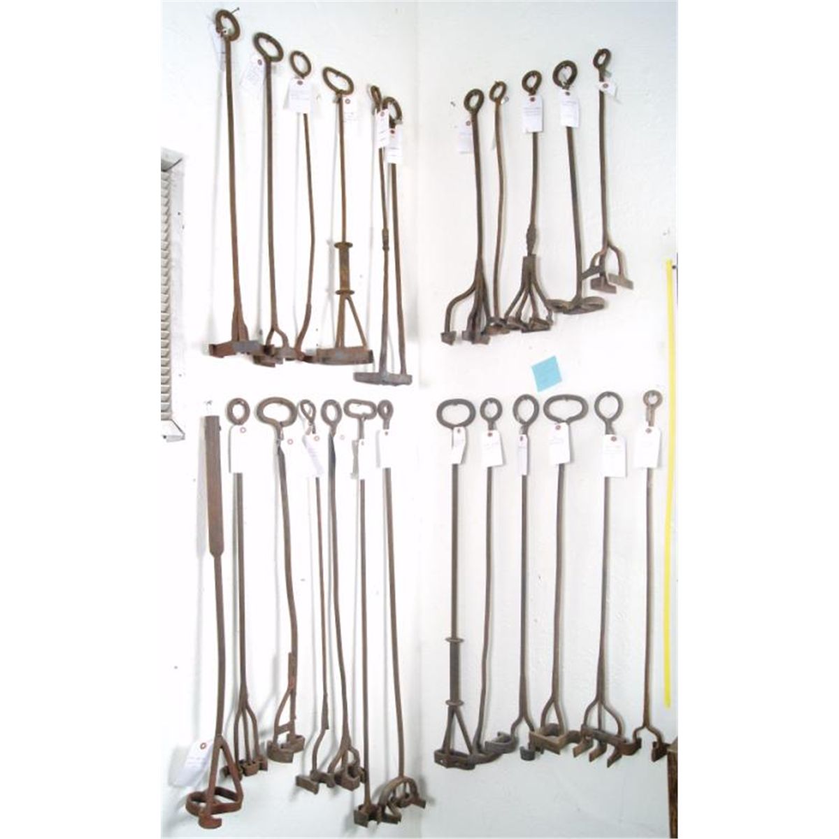 Collection of 25 Vintage California branding irons