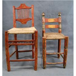 Mexican hand painted bar stools -2
