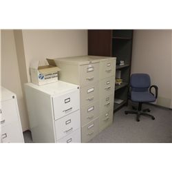 REMAINING CONTENTS OF OFFICES INC. DESKS, CHAIRS,