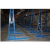Image 2 : 132" LONG X 140" TALL BLUE METAL STOCK RACK