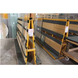 110" LONG X 60" TALL DOUBLE SIDED YELLOW METAL