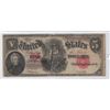 Image 1 : $5 WOODCHOPPER LEGAL TENDER 1907