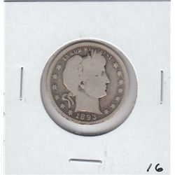 1893 S BARBER QUARTER