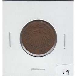 2 CENT PIECE 1965 NICE DETAILS