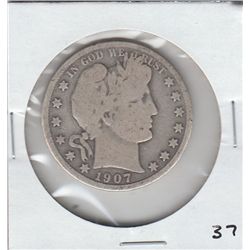 1907 D BARBER HALF