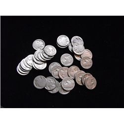 40 BUFFALO NICKELS LOWER GRADES