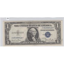 $1 UNCIRCULATED 1935 D SILVER CERTIFICATE
