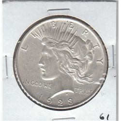 1923 SHARP PEACE DOLLAR