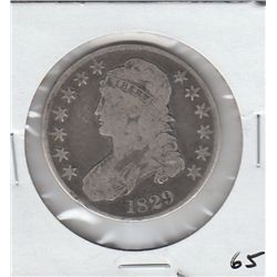 CAPPED BUST 1929 HALF DOLLAR