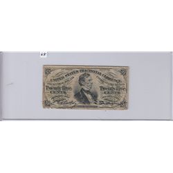 RARER 25 CENT FRACTIONAL CURRENCY