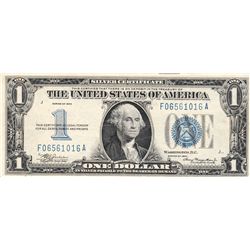 $1 FUNNY BACK SILVER CERTIFICATE SHARP APPEAL 1934