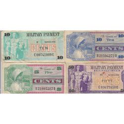 GROUP OF MILITARY PAYMENT CERTIFICATES MPC