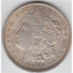 1921 MORGAN SILVER $1