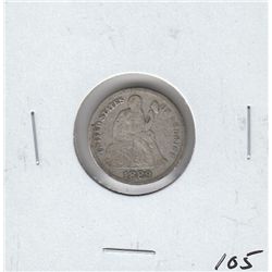 1889 SEATED DIME