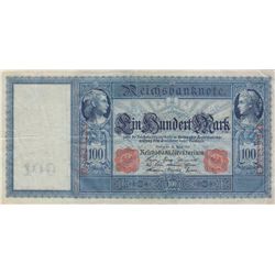 100 MARK GERMAN CURRENCY 1910