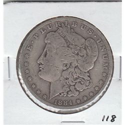 1884 O $1 MORGAN SILVER DOLLAR