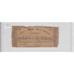 75 CENT RICHMOND 1862 OBSOLETE