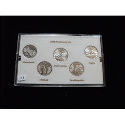 2000 PLATINUM QUARTER SET