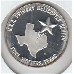 TEXAS PROOF SILVER ROUND