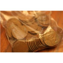 Lot Of 50 Wheatback Pennies