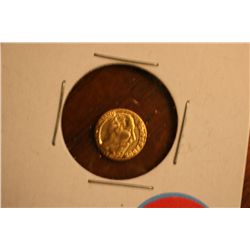 1865 Mexico Gold Wedding Coin