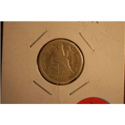 1876 Seated Dime
