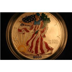 2000 Enameled Silver Eagle