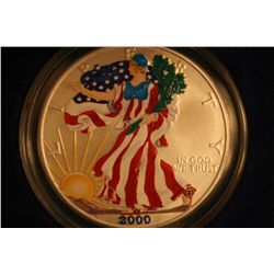 2000 Enameled Silver Eagle