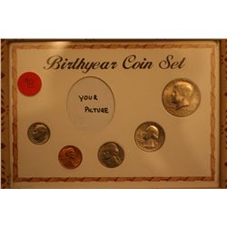 BirthYear Coin Set  4x6 Frame